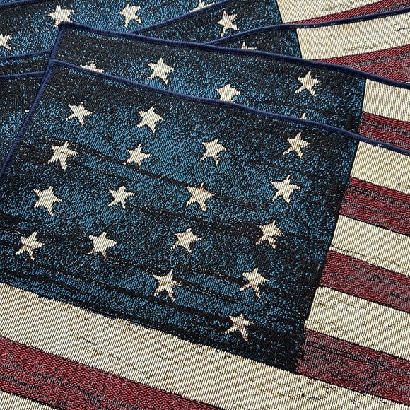 NWT Warren Kimball “Colonial” Vintage, retired Patriotic placemats set of 6 - Picture 2 of 7